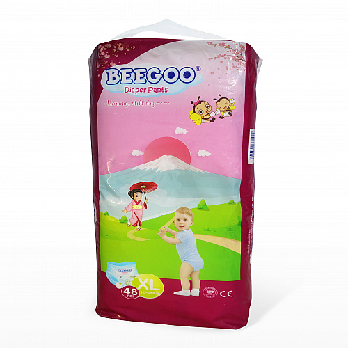 Beegoo Baby Diaper Pant-XL48/bag(Pull-Up)